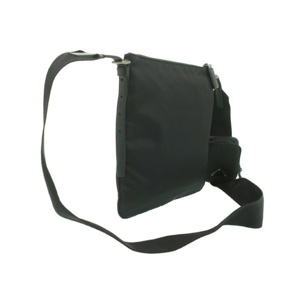 Prada Messenger Crossbody ReNylon black shoulder